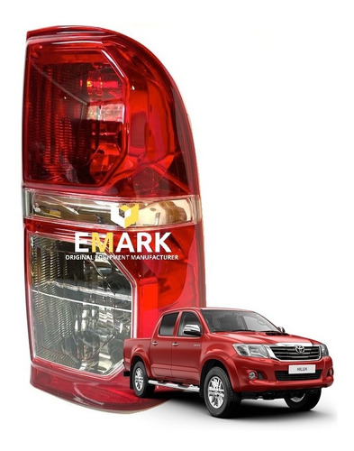 Foco Farol Trasero Derecho New Hilux 2012 Al 2015 / Emark