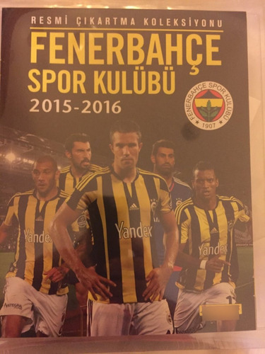 Album Fenerbahçe 2015/16 Turquia Panini P/ Colar