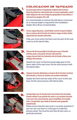 Funda Asiento Gilera Vc 70 Modelo Hf Fmx Covers Tech