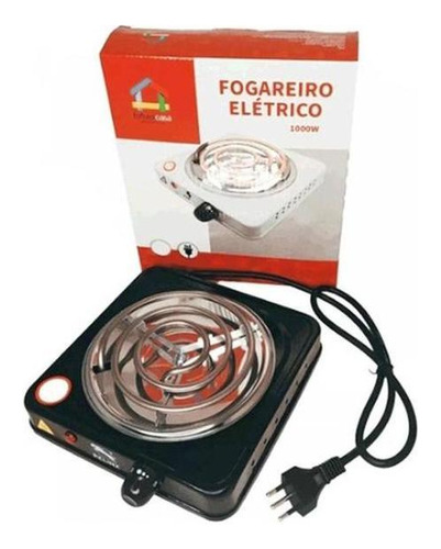 Fogareiro Elétrico Portátil 1000w 220v