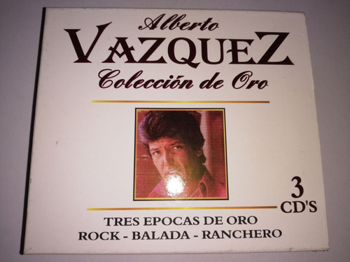 Alberto Vazquez - Colección De Oro Cd Triple Ed 2004 Mdisk