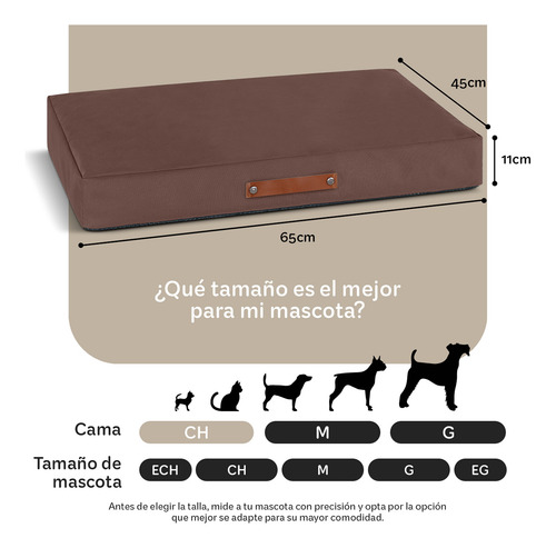 Cama Perro Chico Colchoneta Foam Mascota Esquimal Pets