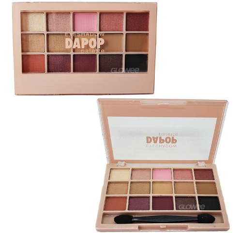 Paleta De Sombras Dapop Original 15 Tonos Opcion A O B 