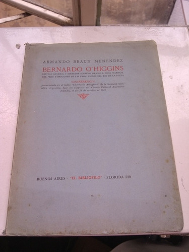 Armando Braun Menéndez. O'higgins. Recoleta-envíos