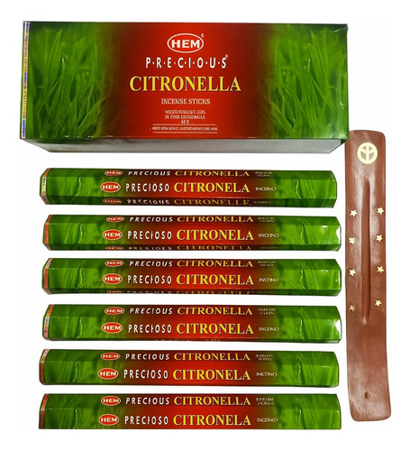 Incienso Hem Mayoreo 120 Varas C/portaincienso Citronela Citronela