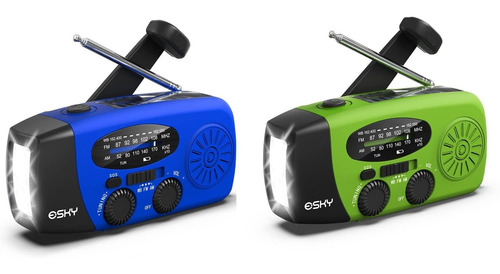 Esky Radio Emergencia Azul Verde