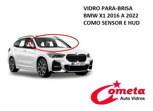 Vidro Para-brsa Bmw X1 2016 A 2022 Com Sensor E Hud