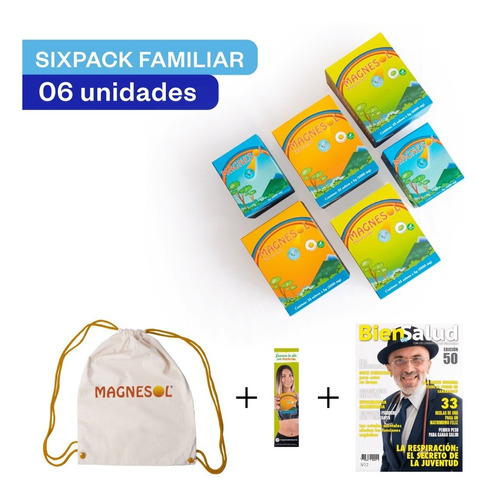 Magnesol Sixpack Familiar: 6 Cajas