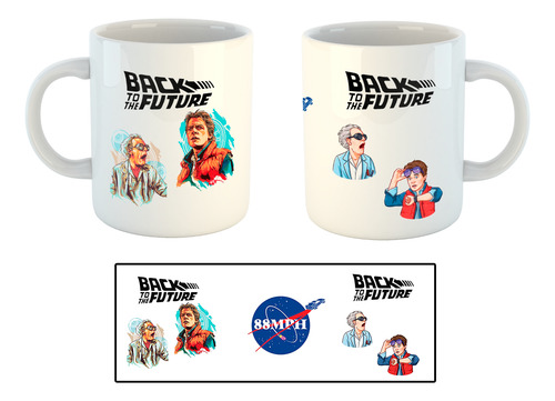 Caneca De Volta Para Futuro - Back To The Future C853