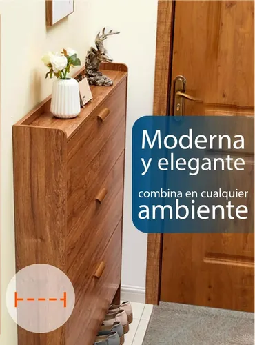 Mueble Zapatero Organizador Zapatos Cajones