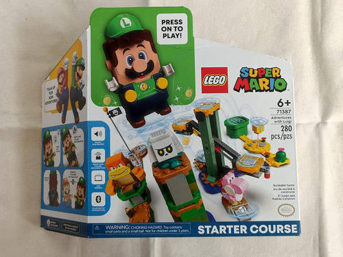 Set De Inicio Lego Luigi 71387 280 Piezas + Personaje Regalo