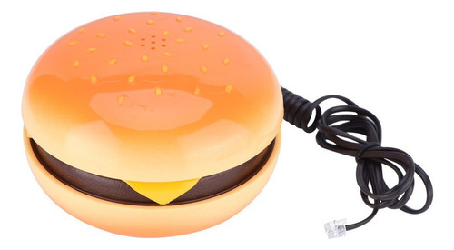 Teléfono De La Hamburguesa, Novedad Emulational Teléfono D Color Naranja