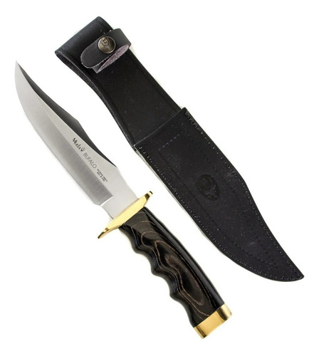 Cuchillo Muela 17cm Bufalo Madera Prensada España Color Negro