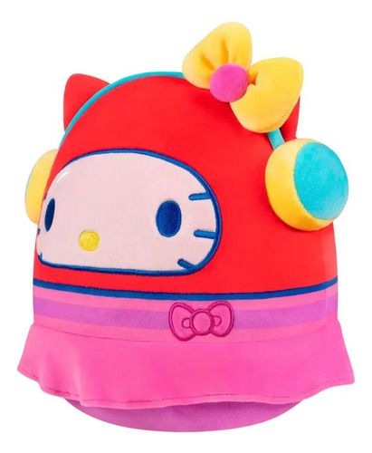 Pelúcia Squishmallows Hello Kitty Arcade Colorida 23cm Vermelho E Rosa