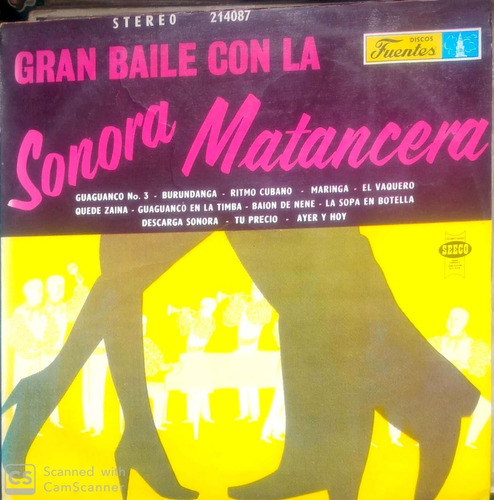 Lp Gran Baile Con La Sonora Matancera