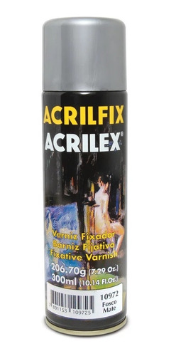 Verniz Spray Acrilfix Fosco Acrilex 300 Ml