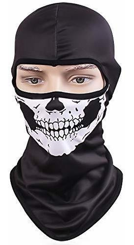 Gorro De Invierno Tclian Skull Mask Balaclava Ghost Skeleton
