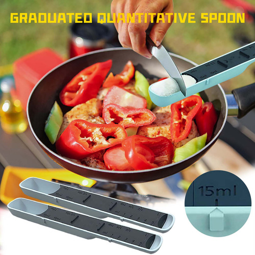 Cuchara Medidora De 12 Niveles Para Condimentos De Cocina Cu