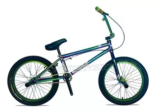 Bicicleta Freestyle Kenstone Cromoly - Tornasol Color Verde Tornasol