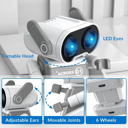 Rc Robot Juguetes Para Niños, Control Remoto Recargable R...