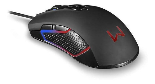 Mouse Gamer Perseus 4000dpi 6 Botões Macro Led Rgb Warrior M