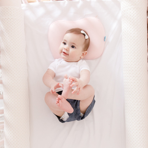 Imagem 4 de 5 de Travesseiro Para Bebe Recém Nascido Anatômico Viscoelástico