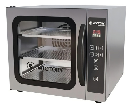 Forno Elétrico Mini Sem Vapor 3 Esteiras Convector Wictory 110v