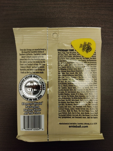 Cuerdas Guitarra Acústica Ernie Ball 2004 80/20 Bronze 11-52