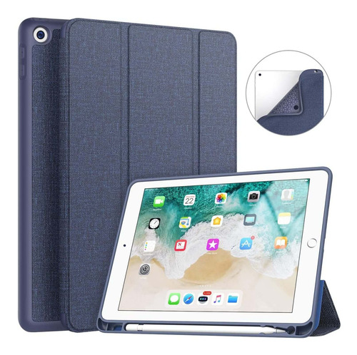 Funda iPad 9.7 2018/2017 Soke Azul Marino