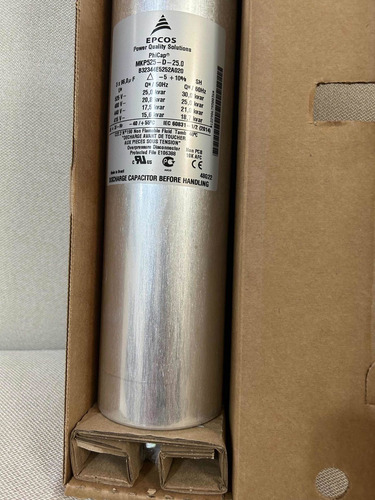 Capacitor De 25 Kvar A 480/525 Volts Trifásico Phi-cap