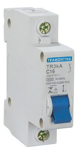 Disjuntor Tr3ka 1p Unipolar 4a Curva C Tramontina 58011002