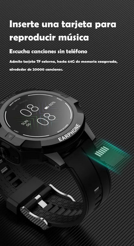 Reloj Inteligente Con Audífonos Bluetooth 2 En 1 N15