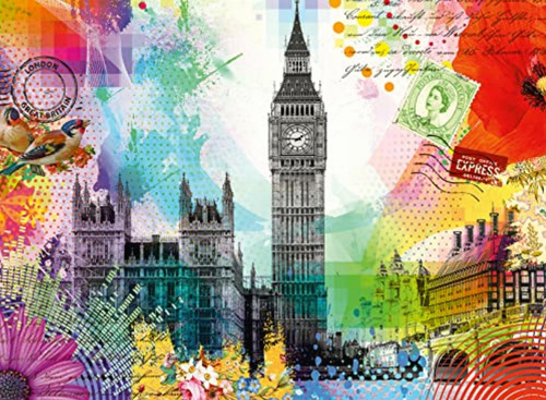 Ravensburger London Postcard Rompecabezas De 500 Piezas Para