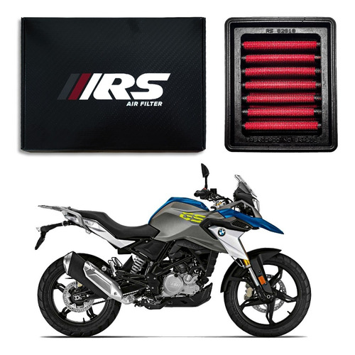 Filtro Esportivo Lavável Bmw Gs 310 2018 Rs