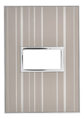 Placa Arteor Formal Para 1 Módulo 4x2 576411 Legrand