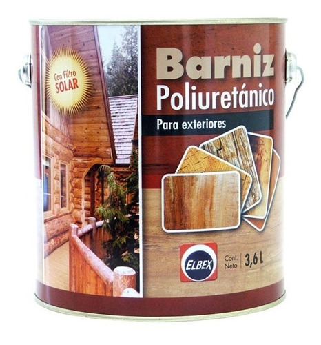 Barniz Poliuretanico Elbex Con Filtro Solar X 3.6