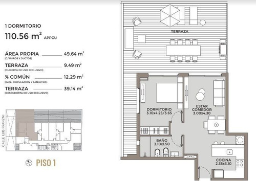 Imagen 3 de 8 de Venta Apartamento Un Dormitorio En Pocitos, Montevideo (ref: Bch-424)