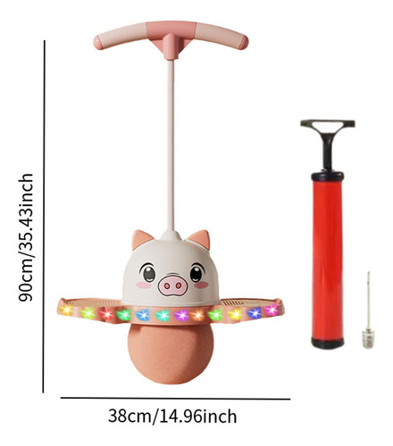 Pelota De Salto Pogo, Juguete De Salto Alto Para Niños Rosa