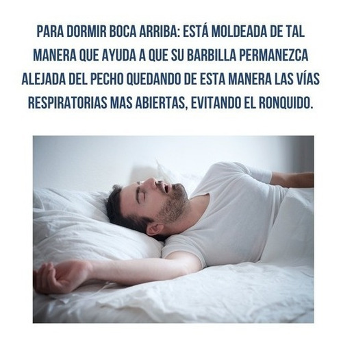 Imagen 5 de 9 de Almohada Inteligente Cervical Antirronquido Viscoelastica