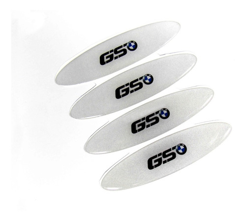 Adesivos Capacete Bmw Gs Resinados Refletivo 2,4x10 Cms Rs34