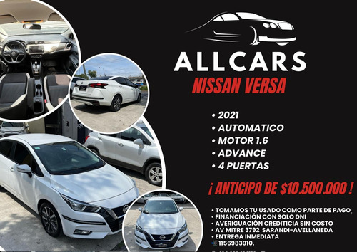 Nissan Versa 1.6 Advance At