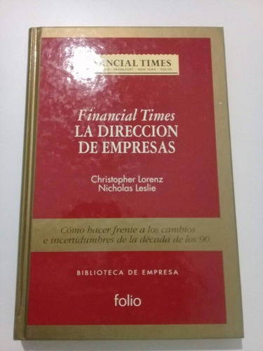 Libro Financial Times - La Dirección De Empresas - Pa