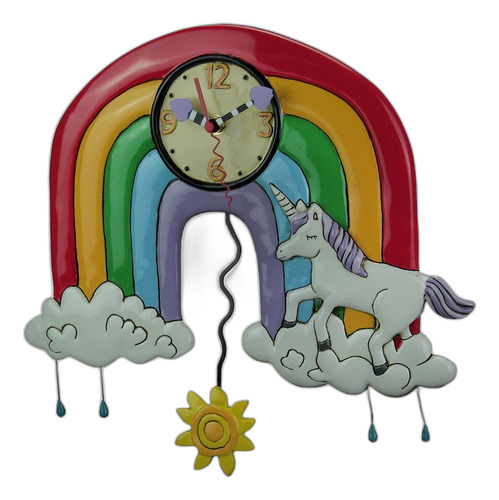 Allen Designs De Arcoiris Y Unicornios Whimsical Reloj De P