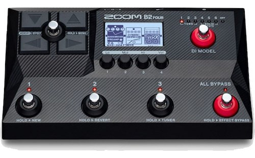 Zoom B2 Four Pedalera Para Bajo