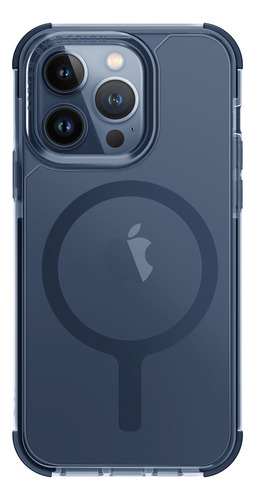 Carcasa Para iPhone 15 Pro Max Uniq Combat Magsafe Azul 