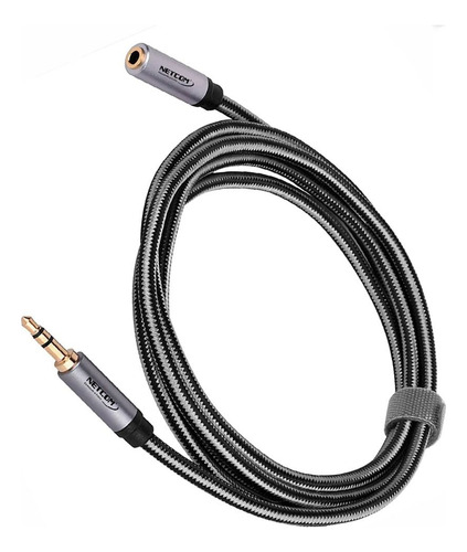 Cable Extensión De Audio Plug A Jack 3.5mm Trs Netcom 1.8 M