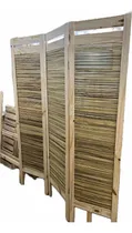 Comprar Biombo Separador De Ambientes Recto Con Bases 3 Hojas!!