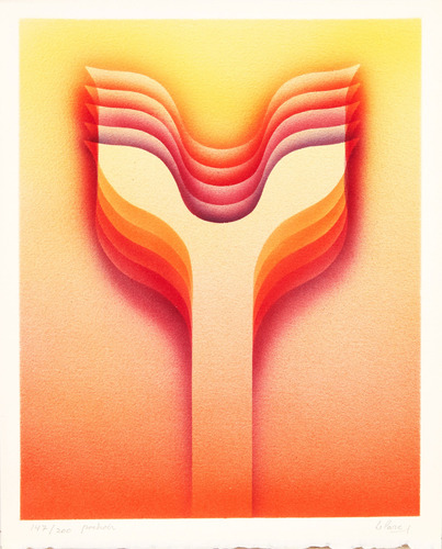 Pochoir De Julio Le Parc Petit Nobel (24 Variations)