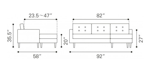 Sala Modular Puget Carbon Këssa Muebles
