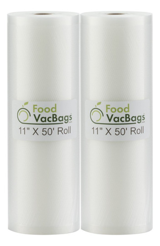Paquete De 2 Rollos Foodvacbags De 11 X 50´ (27.94 Cm X 15.